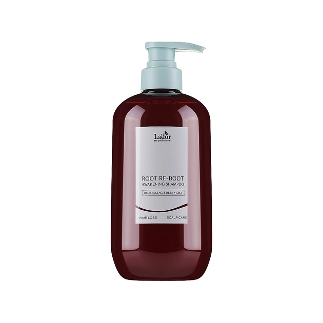 Шампунь La'dor Root Re-Boot Awakening Shampoo Red Ginseng & Beer Yeast 800 мл (8809982980360) - изображение 1