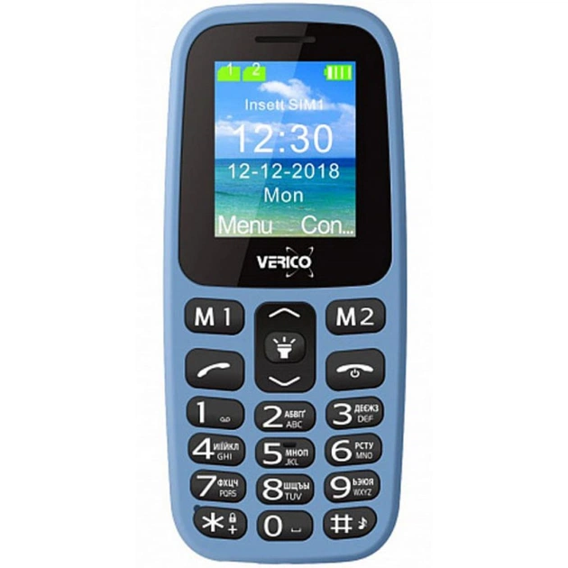 Мобільний телефон Verico Classic A183 Blue (4713095608254) - зображення 1
