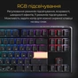 Клавіатура Ducky One 3 TKL Cherry MX Red RGB UA USB Black (DKON2187ST-RUAPXCLAWSC1) - зменшене зображення 3
