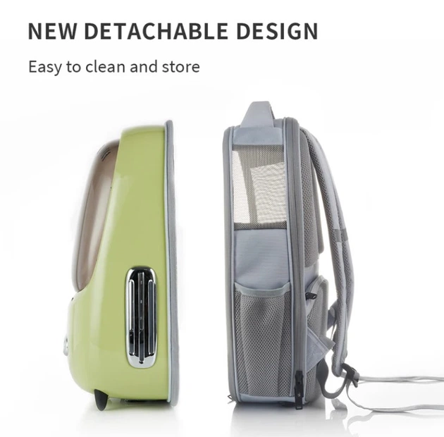 Рюкзак-переноска Petkit Breezy 2 Smart Cat Carrier Green (P7704) - зображення 5