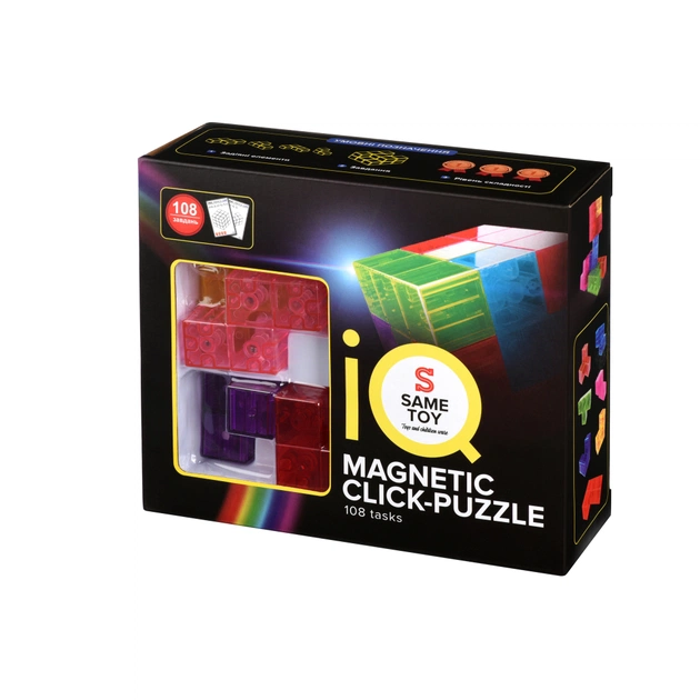 Настільна гра Same Toy IQ Magnetic Click-Puzzle (730AUT) - зображення 1