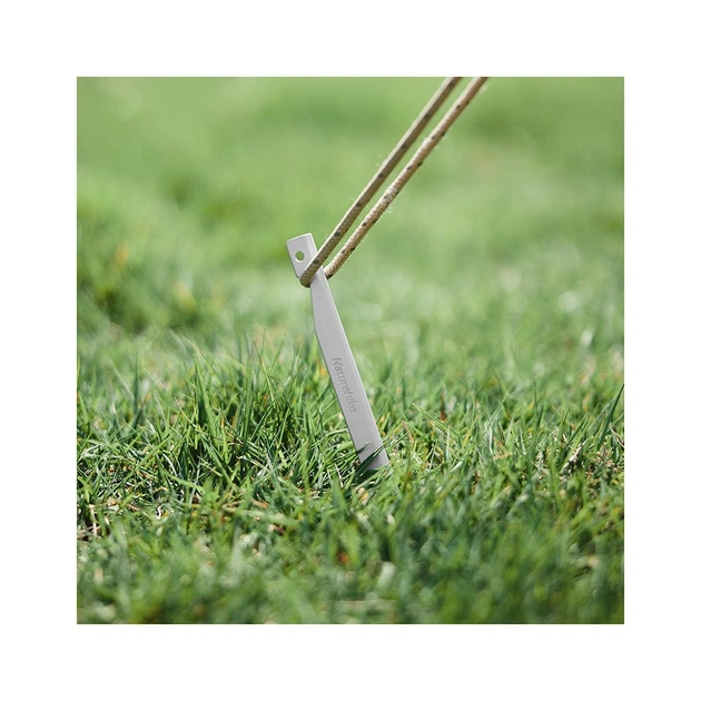 Комплект кілочків Naturehike CNK2300ZP016 20 см сріблясті 8 шт (6976023925030) - picture 3