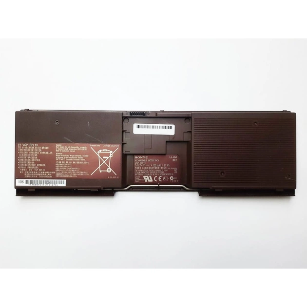 Акумулятор до ноутбука Sony VGP-BPL19, 4100mAh (31Wh), 4cell, 7.4V, Li-ion (A47613) - изображение 1