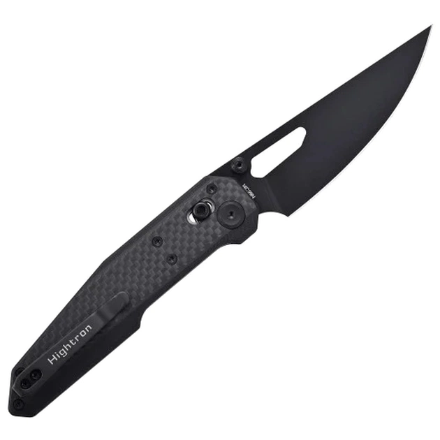 Ніж Hightron Sharplyn, 14C28N, G10 + CF, чорний, чорний клинок (HK01BLK) - picture 3