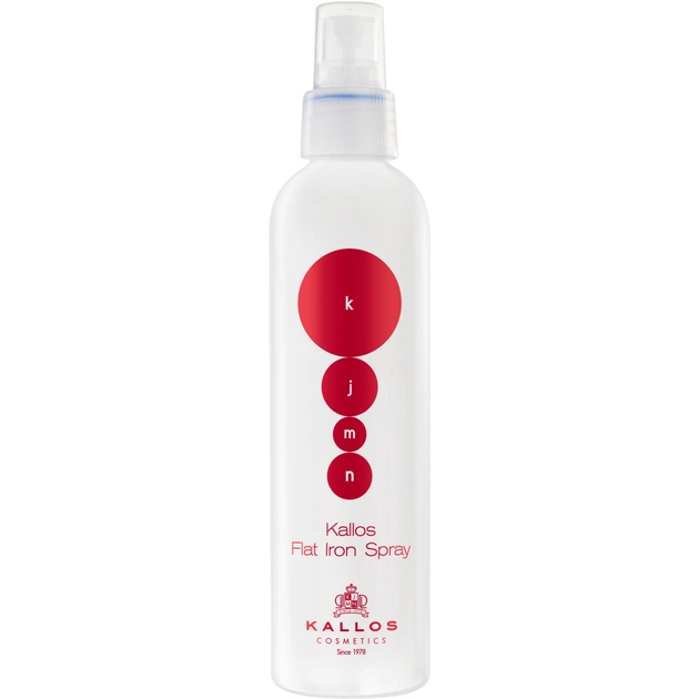Спрей для волосся Kallos Cosmetics KJMN Flat Iron Spray Термозахист 200 мл (5998889503567) - изображение 1