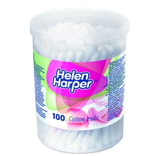 Ватні палички Helen Harper 100 шт (5411416820017) изображение 1