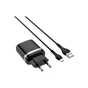 Зарядний пристрій HOCO C12Q Smart USB QC3.0 + cable Micro 18W Black (6931474716279) - зменшене зображення 2