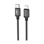 Дата кабель USB-C to Lightning 1.0m PD nylon black Wibrand (WI.DC/CO1B-CL) - зменшене зображення 1