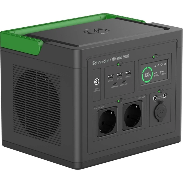 Зарядна станція Schneider Electric 500, 517Wh (PPS500-GR) - зображення 2