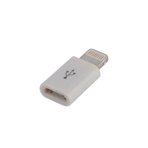Перехідник Lightning to Micro USB Lapara (LA-Lightning-MicroUSB-adaptor white) зображення 1