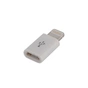 Перехідник Lightning to Micro USB Lapara (LA-Lightning-MicroUSB-adaptor white) - зменшене зображення 1