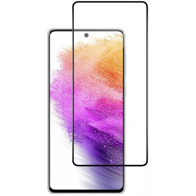 Скло захисне Drobak Samsung Galaxy A73 5G Black Frame A+ (444444) - зображення 1