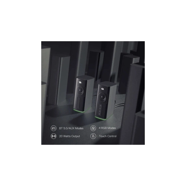 Акустична система Redragon Connie GS814 RGB Bluetooth Black (71987) - picture 6