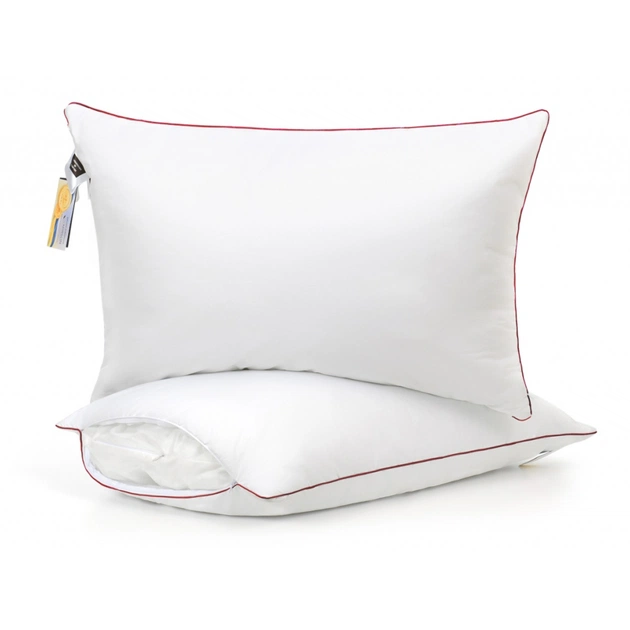 Подушка MirSon антиаллергенна DeLuxe Eco-Soft Hand Made №473 середня 70х70 (2200000625663) - изображение 1