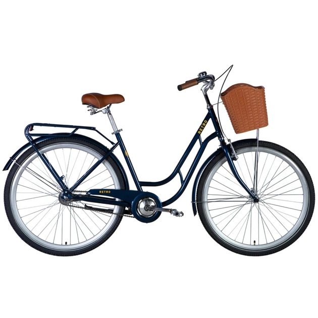 Велосипед Dorozhnik Retro 28" 19" ST 2024 Темно-зелений (OPS-D-28-394) - изображение 1