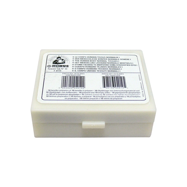 Набір мікропрепаратів Konus Здорові тканини людського тіла, частина I 10 шт (4910) - picture 4