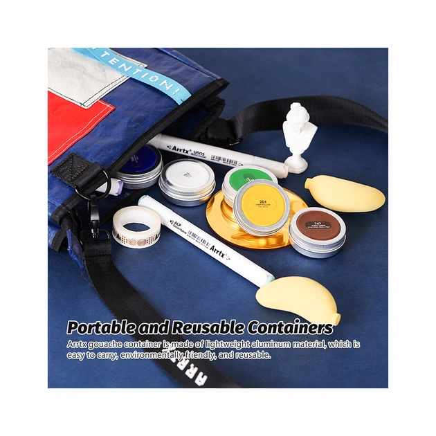 Гуашеві фарби Arrtx 9A 9 кольорів (LC302819) - зображення 6