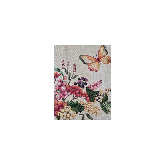 Наволочка Прованс декоративна Квіти з метеликом 45х45 (026057) - picture 3