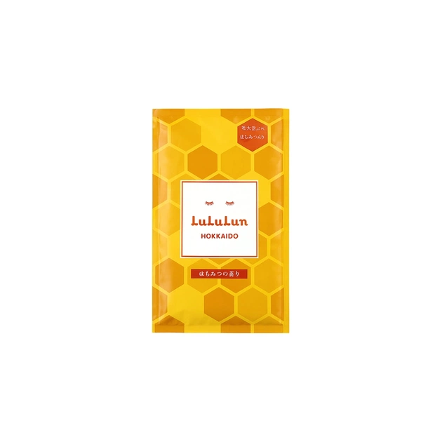 Маска для лица Lululun Premium Face Mask Hokkaido Honey Восстанавливающая с натуральным медом 1 шт х 5 уп (4582305069570) - изображение 1
