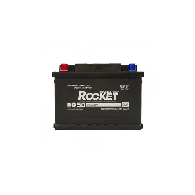 Акумулятор автомобільний ROCKET 62Ah (SMF 62R-LB2) - изображение 1