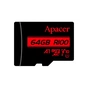 Карта пам'яті Apacer 64GB microSD class 10 UHS-I V10 A1 (AP64GMCSX10UB-RA) - зменшене зображення 1