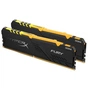 Модуль пам'яті для комп'ютера DDR4 64GB (2x32GB) 2666 MHz HyperX Fury RGB Kingston Fury (ex.HyperX) (HX426C16FB3AK2/64) - уменьшенное изображение 2