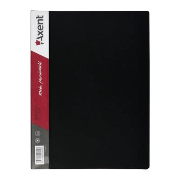 Папка з файлами Axent 10 sheet protectors, black (1010-01-А) - picture 1
