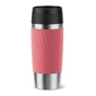 Термокружка Tefal Travel Mug Classic Twist, 360мл, нержавіюча сталь, кораловий (N2024410) - уменьшенное изображение 1