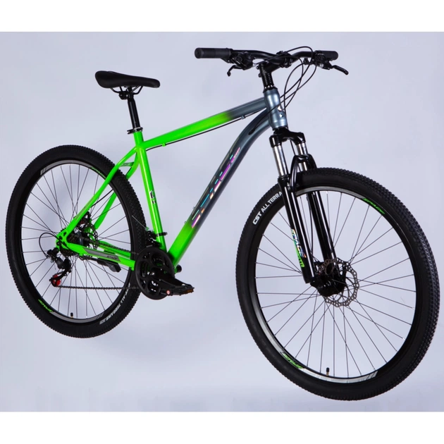 Велосипед Space 29" MARS DD FR рама-20" ST 2026 зелено-сріблястий (OPS-SP-29-164) - picture 2