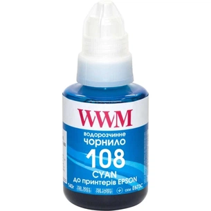 Чорнило WWM Epson L8050/L18050 140г Cyan KeyLock (E108C) зображення 1