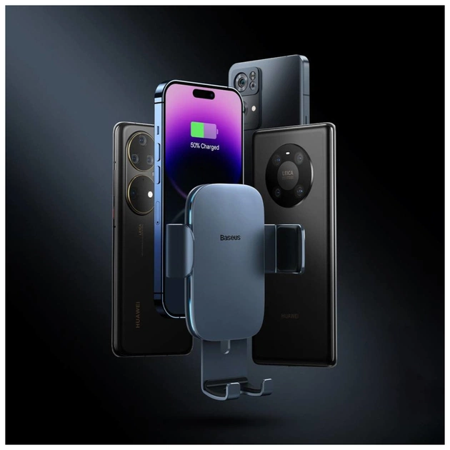 Універсальний автотримач Baseus Metal Age II Gravity Car Moun (SUJS000013) - picture 8