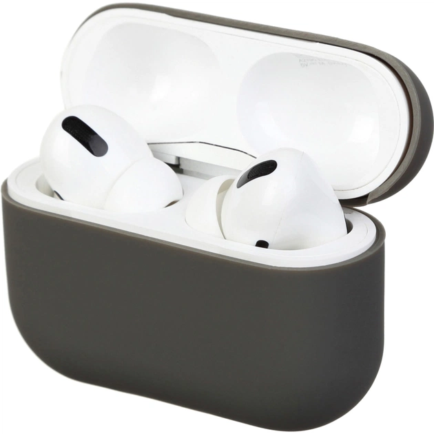 Чехол для наушников Armorstandart Ultrathin Silicone Case для Apple AirPods Pro Dark Grey (ARM55961) - изображение 1