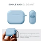 Чехол для наушников Armorstandart Hang Case For Apple AirPods Pro 3 Light Blue (ARM88313) - уменьшенное изображение 2