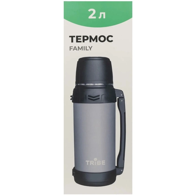 Термос Tribe Family line 2 л Grey (T-DG-0001-grey) - picture 11