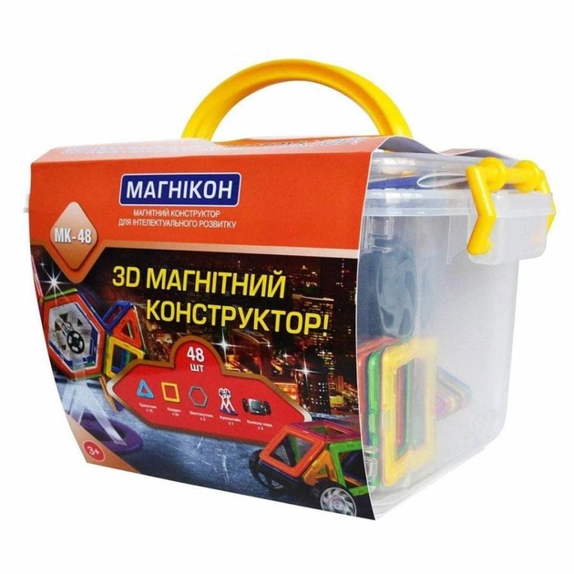 Конструктор Магнікон 48 деталей (МК-48) - зображення 1
