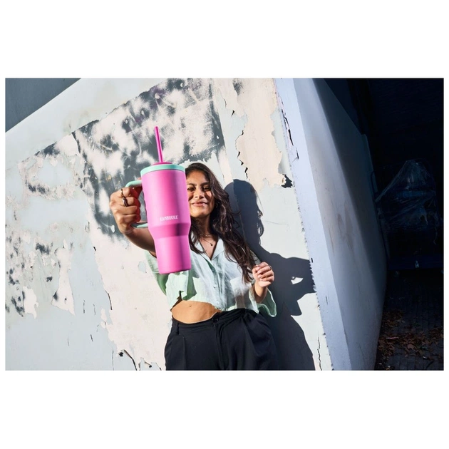 Термокружка Kambukka Rio Bubblegum Mint 950 мл Рожева з м'ятним (11-08004) - зображення 9