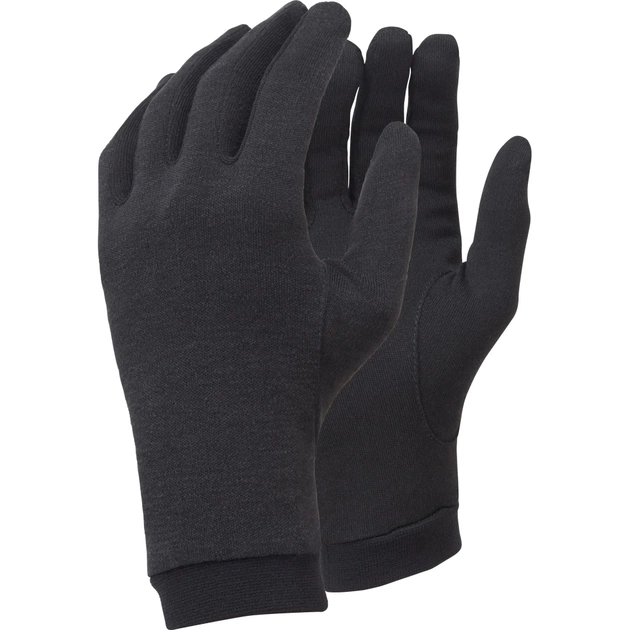 Рукавиці Trekmates Silk Liner Glove GLV-TH-U10547 black - XL - чорний (015.0446) - зображення 1