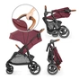 Коляска Kinderkraft Grande 2020 Burgundy (KKWGRANBRG000N) (5902533913190) - зменшене зображення 12