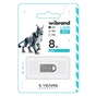 USB флеш накопичувач Wibrand 8GB lynx Silver USB 2.0 (WI2.0/LY8M2S) - зменшене зображення 2