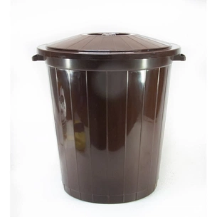 Контейнер для сміття Горизонт 48 x 43.5 см Коричневий 45 л (гор-02042/коричневий) зображення 1