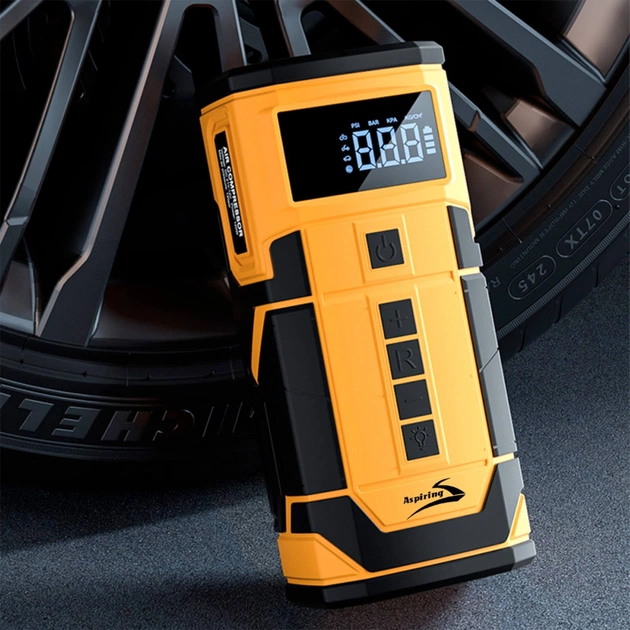 Пуско зарядний пристрій Aspiring Jump 3 8000mAh Power bank 3-in-1 with inflator, compressor, car charging (JM8000PIWC) - picture 9
