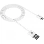 Дата кабель USB 2.0 AM to Lightning 1.0m White Canyon (CNE-CFI1W) - уменьшенное изображение 1