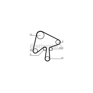 Ремінь ГРМ CONTITECH CT1136 зображення 1
