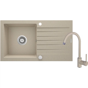 Мийка кухонна Deante Zorba + зміш. BEN_762M (ZQZV7113) зображення 1