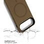 Чохол до мобільного телефона BeCover FIBRA ArcLine MagSafe Apple iPhone 17 Air Brown (715376) - зменшене зображення 7
