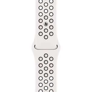 Ремінець до смарт-годинника Apple 45mm Nike Sport Band Summit White/Black (MPH13ZM/A) зображення 1
