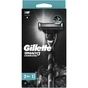 Бритва Gillette Mach3 Charcoal Деревне вугілля З 2 змінними картриджами (8700216074308) - зменшене зображення 2