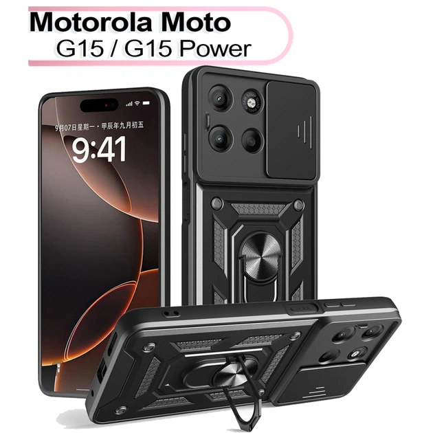 Чохол до мобільного телефона BeCover Military Motorola Moto G15 / G15 Power Black (713530) - зображення 1