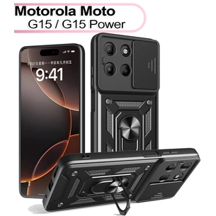 Чохол до мобільного телефона BeCover Military Motorola Moto G15 / G15 Power Black (713530) зображення 1