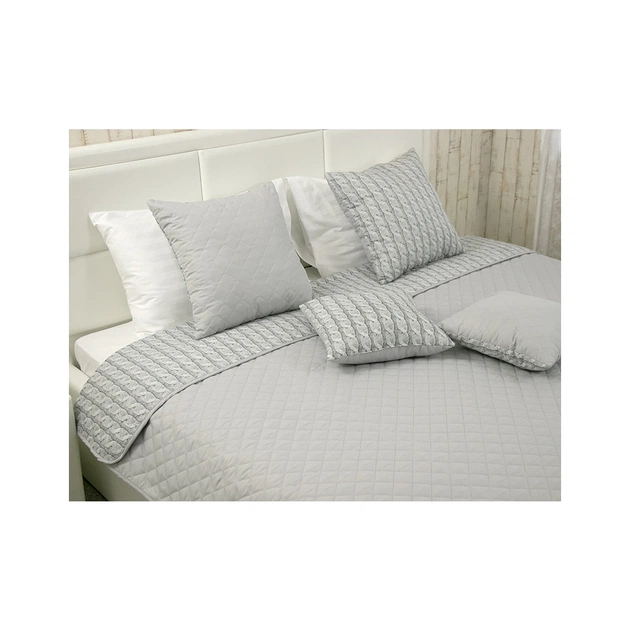 Покривало Руно декоративне Grey Braid 212х240 см (Р329.52_Grey Braid) - picture 6